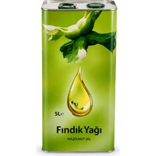Hazar Gıda Fındık Yağı 5 L Teneke Kutu ile Yemeklerinize Eşsiz Bir Lezzet ve Hafiflik!