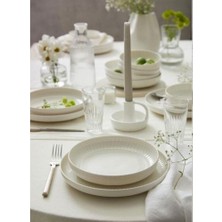 Kütahya Porselen Bone Crest 48 Parça 12 Kişilik Yemek Takımı Sade