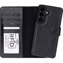 Eco Lounge Samsung Galaxy S26 Plus Uyumlu Manyetik Hakiki Deri Cüzdan Kılıf ,cüzdan Taşımaya Son, Kredi Kart Yuvalı, Rfıd Güvenlik