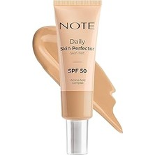 Renas Store Note Cosmetics Daily Skin Perfector Skin Tint 150 Spf 50 Ton Eşitleyici Doğal Bitişli Renkli Nemlendirici
