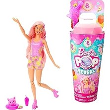 Renas Store Barbie Pop Reveal Bebek Meyve Serisi Çilekli Limonatalı, 3 Yaş ve Üzeri