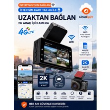 MPIA CC-44 3.0" IPS Ekran GPS 2K QUAD HD Ön Kamera 4.5G Araç Kamerası