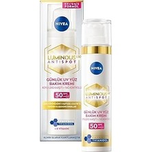 Renas Store LUMINOUS630 Leke Karşıtı Gündüz Bakım Kremi 40ML, SPF50 Yüksek Güneş Koruyucu, Hyaluronik Asit, E Vitamini, Hassas Cilt, Yüz Güneş Koruyucu, Koyu Leke, Güneş Lekesi Karşıtı