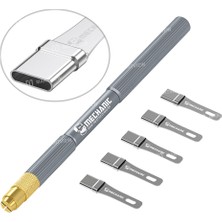 Kızılelma Teknik Mekanik Tc-51 5'i 1 Arada Tip-C Şarj Söketi Sökme Aparatı