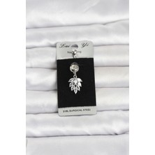 Berselya Underwear & Accessories 316L Cerrahi Çelik Sallantılı Başak Model Göbek Piercing