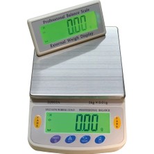 Eco Lounge Diamond Dijital Göstergeli Çift Ekran Hassas Terazi NVZ-1978 (5 Kg-0.01)