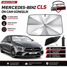 OtoÇizgi Mercedes Cls Şemsiye Tip Ön Cam Güneşliği Katlanabilir Uv Korumalı Araç Cam Güneşlik