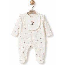 BabyCosy Organic Wear Bebek Tulum Önlük %100 Organik Pamuk , Bebek - Yenidoğan- CSY3080