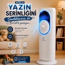 Nemfly Uzaktan Kumandalı Hava Isıtıcı, Soğutucu, Nemlendirici ve Uv Sterilizasyon Cihazı