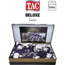 Taç Çift Kişilik Delux Saten Nevresim Takımı