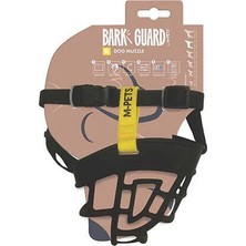 M-Pets Bark Guard Köpek Ağızlığı Sarı Siyah Xl (20 x 17 x 9 Cm)
