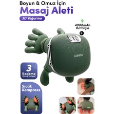 Auhma AMG38 Şarjlı Isıtmalı Boyun ve Omuz Masaj Aleti – 3D Yoğurma Derin Doku Shiatsu Masaj Cihazı (45°c Heat Therapy)