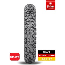 2.75-17 Servis Tyres Ravo Cross Tt Dış Lastik Uyumlu