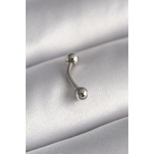 Berselya Underwear & Accessories 316L Çelik Gümüş Renk Topçuk Model Piercing