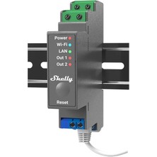 Shelly Pro 2 2 Kanallı Kuru Kontak Dın Ray Akıllı Röle