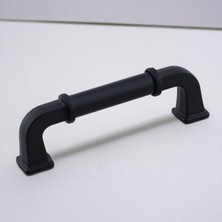 Astraltech Alfa Metal Siyah Kulp 96 mm 9.6 cm Mobilya Çekmece Kulplar Mutfak Dolabı Dolap Kapak Kulp Kulb Kulp