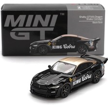 Astraltech Sunrich MGT01130-L Mini Gt 1/64 Shelby GT500 Dragon Snake Concept, Siyah/altın (Sol Sap) Bitmiş Ürü