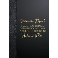 Astraltech Winners Must Have Two Things: Definite Goals, And A Burning Desire To Achieve Them.: 122 Pages Blan