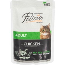Astraltech Felicia Pouch Yaş Kedi Maması, Tavuklu, Tahılsız, Yetişkin, (12 x 85 Gr)