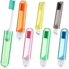 Astraltech Joyzzz Seyahat Diş Fırçası, 6 Adet Katlanır Diş Fırçası, Seyahat, Kamp, Okul, Ev, Iş Gezisi Için Yu