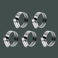 Astraltech 5 Adet Hortum Kelepçesi Tork Ayarlı 10X16 mm Paslanmaz Çelik Boru Metal Kelepçe Ayarlanabilir Klips