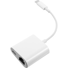 Astraltech Coverzone To Ethernet Dönüştürücü USB Ağ Adaptörü To RJ45 Çevirici Beyaz Renk Adaptör
