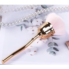 Astraltech Fontenay Tırnak Sanat Toz Fırçası Manikür Gül Sembollü Gold Pembe