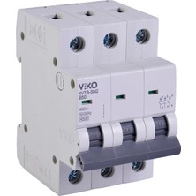 Astraltech Viko 4VTB-3B50 Otomatik Sigorta 4,5ka B Tipi 3 Kutup 50A