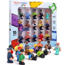 Astraltech Playmags Figürler I 15 Parçalı Set