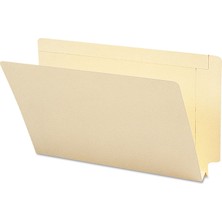 Astraltech Smead End Tab Dosya Klasörü, Güçlendirilmiş Düz Kesim Tab, 1-1/2 "genişletme, Yasal Boyut, Manila,