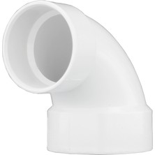 Astraltech Charlotte Pipe 3 x 4 Dwv Klozet Bükme Azaltma Hub x Hub Dwv (Drenaj, Atık ve Havalandırma) (1 Adet