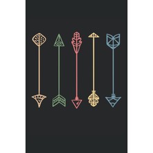 Astraltech Tir À L'arc: Archer Flèches Arc Long |cahier Din A5 6x9 Pouces |cahier De Journal De Planificateur