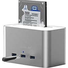 Astraltech Codegen Alüminyum Usb3.0 3.5-2.5 HDD Sata 3 Port USB Hub Dock Istasyonu