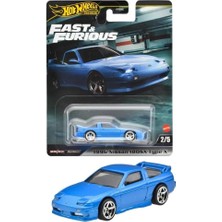 Astraltech Hot Wheels Fast-Furious Premium Araba 1996 Nissan 180SX Type x HNW46-HVR62