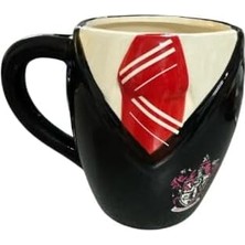 Astraltech Harry Potter Gryffindor Üniforma Tasarımlı Seramik Kupa, 500 Ml, Siyah-Kırmızı