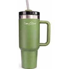 Cups & Clouds Stadler Çelik Pipetli Termos Thermo-Mug 1.2 Litre 12 Saat Sıcak / 18 Saat Soğuk Saklama