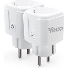 Astraltech Yeco Sp-16 Akıllı Priz, Uyumlu, Enerji Izleme, Telefonla Kontrol, 16A, 2 Adet