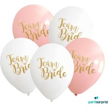Marsilyan Team Bride Temalı Baskılı Balon 10 Adet