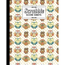 Astraltech Scrabble Score Sheet: Owls Scrabble Score Sheet, Scrabble Game Record Book For Up To 4 Players, Scr