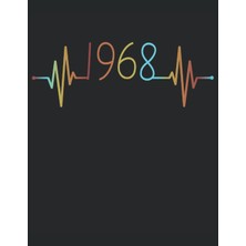 Astraltech 101 Mandalas - Malbuch Ekg Herzschlag Jahrgang 1968 Baujahr Heartbeat: Lustiges Retro Vintage Herzl