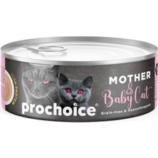 Astraltech Prochoice Mother & Baby Mousse, Anne Kediler ve Yavruları Için Tavuklu Mus 80 gr x 12 Adet