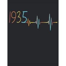 Astraltech 101 Mandalas - Malbuch Ekg Herzschlag Jahrgang 1935 Baujahr Heartbeat: Lustiges Retro Geburtstag De