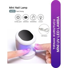 Astraltech Fontenay Mini Uv LED Işık Uv LED Lamba Tırnak Kurutucu Oje Tırnak Kurutma Makinesi Beyaz