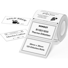 Astraltech Niimbot Kendinden Yapışkanlı Termal Etiketler, B1/B21/B3S Etiket Bandı, Okul, Ev, Ofis, Küçük Işlet