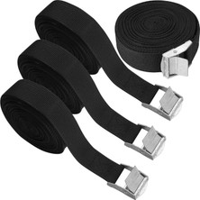 Astraltech Xspring Germe Kayışı, 4 Adet 2 Metre Sağlam Bağlama Kayışı, Ayarlanabilir Sıkıştırma Kayışı, Kilitl