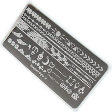 Astraltech Nail Art Stamping Baskı Plakası S14