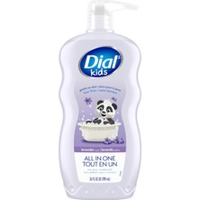 Astraltech Dial Çocuklar Için Lavanta Kokulu Şampuan + Duş Jeli + Banyo Köpüğü 709ML