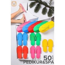 Astraltech Transformacion Tek Kullanımlık Pedikür Terliği - Spa Terliği Kullan-At Terlik 50 Çift 714997