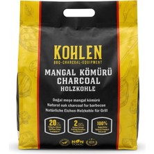 Astraltech Naturholz 3 kg Doğal Meşe Bbq Mangal Kömürü | Temiz Dolum | Net Kilo Garantisi | Özel Fb Paket