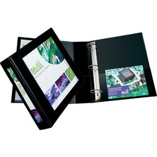 Astraltech Avery Tek Dokunuşla Çerçeveli Görünüm Bağlayıcılar 2-Inç Ezd Halka, 20 x 25 cm Kağıt Tutar, Siyah (